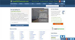 Desktop Screenshot of goodhvaccontractor.com